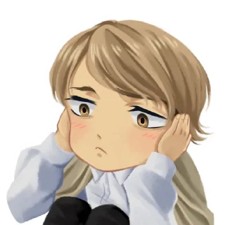 😞 emoji Shingeki Telegram sticker 9 of 37