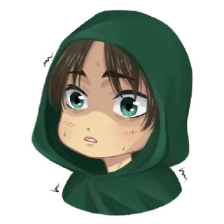 😰 emoji Shingeki Telegram sticker 23 of 37