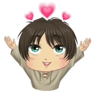💗 emoji Shingeki Telegram sticker 22 of 37