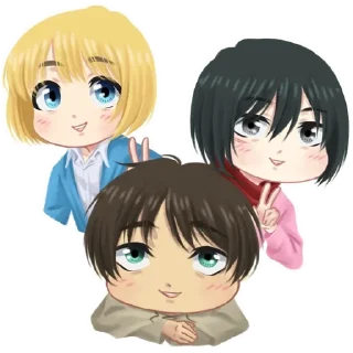 ✌️ emoji Shingeki Telegram sticker 24 of 37