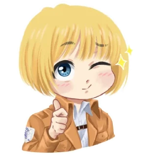 👍 emoji Shingeki Telegram sticker 14 of 37