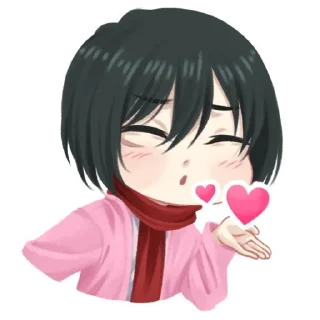 😘 emoji Shingeki Telegram sticker 21 of 37