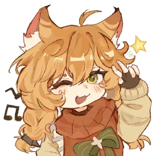 🎵 emoji Сесилия! @CultOfCathumans Telegram sticker 7 of 8