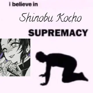 Sticker from Shinobu Kochou Manga
