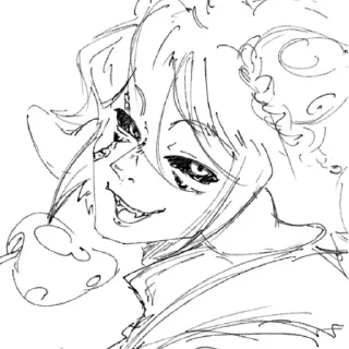 😏 emoji ๑ | mychael !! 🍄 Telegram sticker 9 of 75