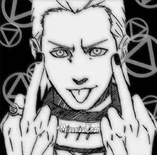 Sticker from Хидан