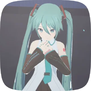 🌟 emoji ┃𝙃𝙖𝙩𝙨𝙪𝙣𝙚 𝙢𝙞𝙠𝙪┃ Telegram sticker 11 of 57