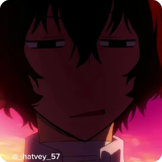 Dazai1 @Hatvey sticker 3