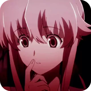 Yuno Gasai sticker 4