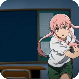 🌟 emoji Yuno Gasai Telegram sticker 14 of 71