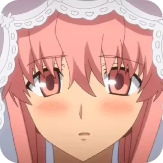 🌟 emoji Yuno Gasai Telegram sticker 10 of 71