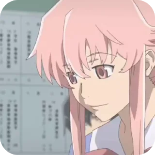 🌟 emoji Yuno Gasai Telegram sticker 7 of 71