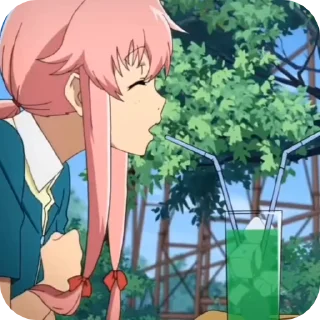 🌟 emoji Yuno Gasai Telegram sticker 8 of 71
