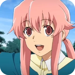 🌟 emoji Yuno Gasai Telegram sticker 5 of 71