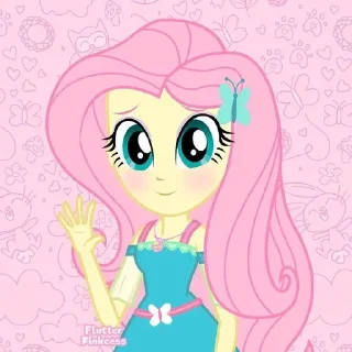 👋 emoji 🌷💗міла́я Flutтershy 💗🌷 @xuvuux Telegram sticker 10 of 116