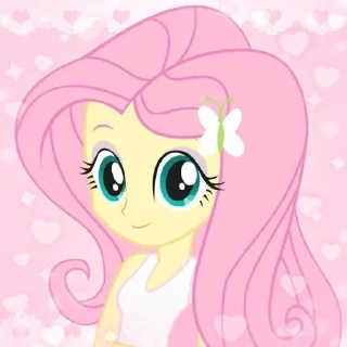 💞 emoji 🌷💗міла́я Flutтershy 💗🌷 @xuvuux Telegram sticker 6 of 116