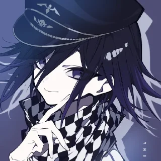 Sticker from —Kokichi Ouma.