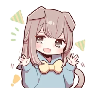 🦋 emoji キューティービーストの人々 Telegram sticker 6 of 120