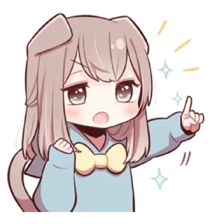 🦋 emoji キューティービーストの人々 Telegram sticker 15 of 120