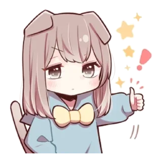 🦋 emoji キューティービーストの人々 Telegram sticker 9 of 120