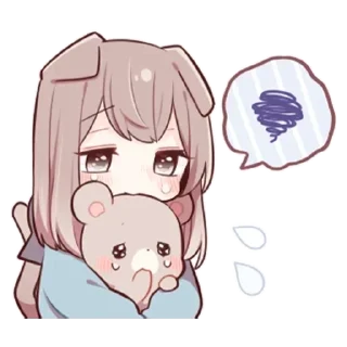 🦋 emoji キューティービーストの人々 Telegram sticker 17 of 120