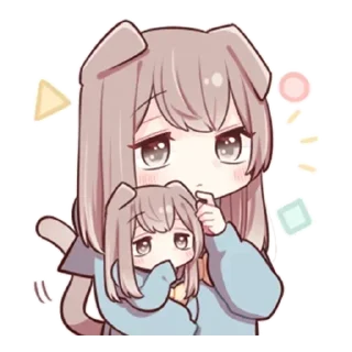 🦋 emoji キューティービーストの人々 Telegram sticker 13 of 120