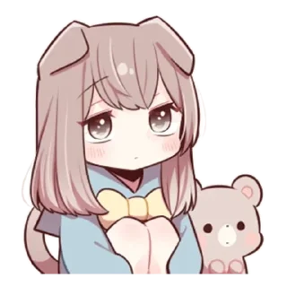 🦋 emoji キューティービーストの人々 Telegram sticker 14 of 120