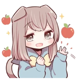 🦋 emoji キューティービーストの人々 Telegram sticker 8 of 120