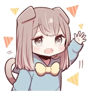 🦋 emoji キューティービーストの人々 Telegram sticker 10 of 120
