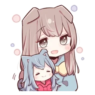 🦋 emoji キューティービーストの人々 Telegram sticker 12 of 120