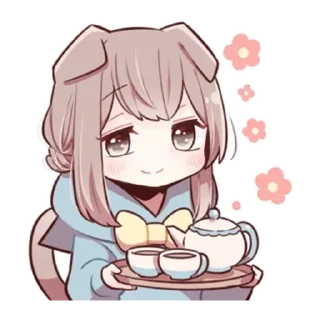 🦋 emoji キューティービーストの人々 Telegram sticker 20 of 120