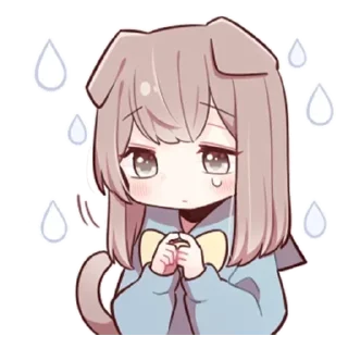 🦋 emoji キューティービーストの人々 Telegram sticker 16 of 120