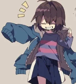 Sticker from @Mhdh737 ¦ frisk. ¦ @Manysticks
