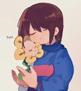 Sticker from @Mhdh737 ¦ frisk. ¦ @Manysticks