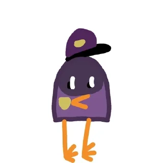 🌟 emoji Пурпле хуман Telegram sticker 12 of 47