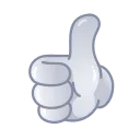 👍 emoji Больше стиков тут: @stikery4 Telegram sticker 21 of 32