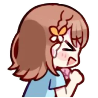 😆 emoji Minori Hanasato @stickersMH Telegram sticker 23 of 83