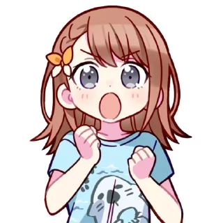 😃 emoji Minori Hanasato @stickersMH Telegram sticker 17 of 83