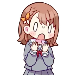❗️ emoji Minori Hanasato @stickersMH Telegram sticker 21 of 83