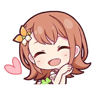 ☺️ emoji Minori Hanasato @stickersMH Telegram sticker 8 of 83