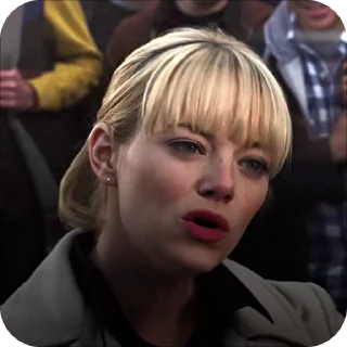 🤨 emoji 🤍Gwen Stacy🤍 @nikishushaa Telegram sticker 2 of 36