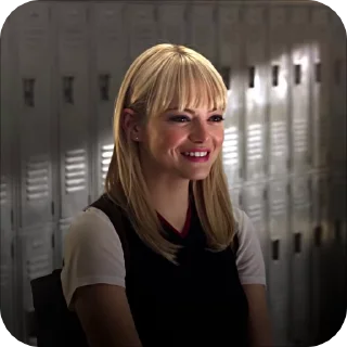 ☺️ emoji 🤍Gwen Stacy🤍 @nikishushaa Telegram sticker 8 of 36
