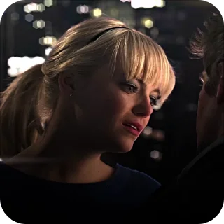😟 emoji 🤍Gwen Stacy🤍 @nikishushaa Telegram sticker 23 of 36