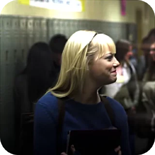 😊 emoji 🤍Gwen Stacy🤍 @nikishushaa Telegram sticker 14 of 36