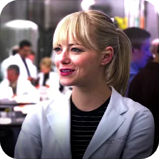 😇 emoji 🤍Gwen Stacy🤍 @nikishushaa Telegram sticker 7 of 36