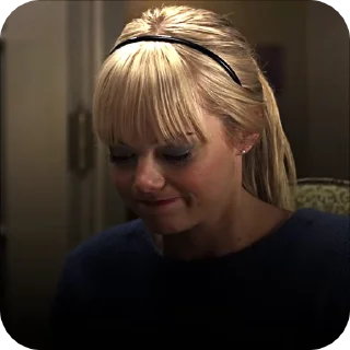 🙂 emoji 🤍Gwen Stacy🤍 @nikishushaa Telegram sticker 19 of 36