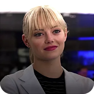 😊 emoji 🤍Gwen Stacy🤍 @nikishushaa Telegram sticker 6 of 36