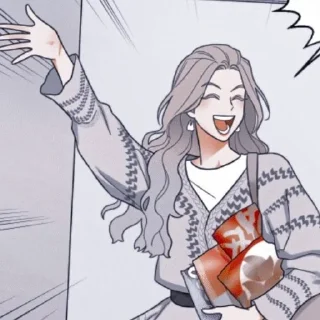 🥳 emoji ^ na joo-yeon ^ Telegram sticker 23 of 30