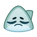 😔 emoji Shark Emoji @xkysluv Telegram sticker 11 of 40