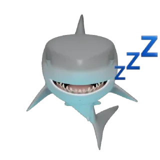 Sticker from Iphone Stickers shark 🦈